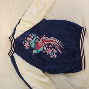 Girls Jacket H&M, 1950s Sock Hop, NWOT, never worn, Bird motif on back